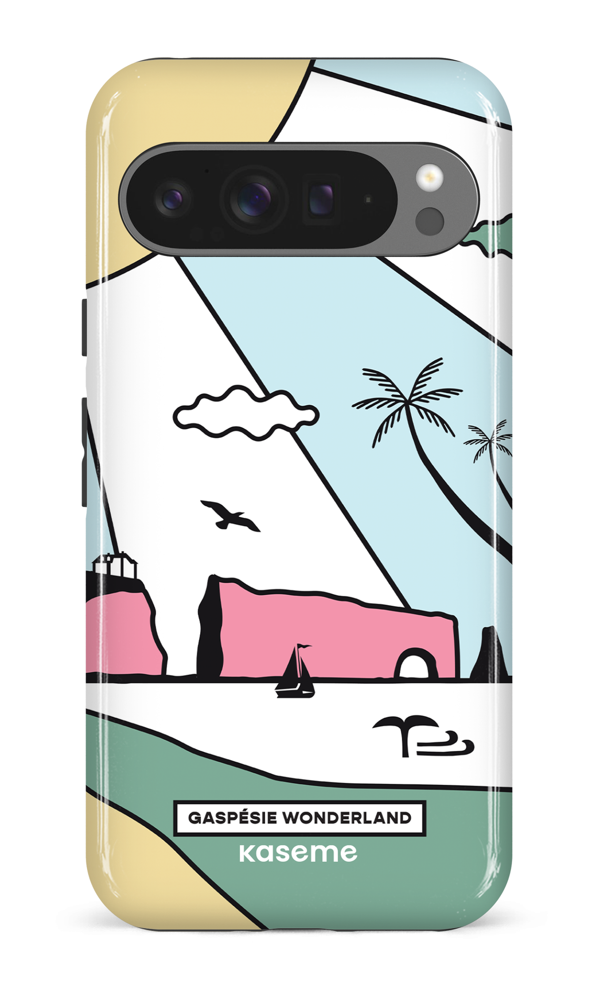Coque Pixel 9 Pro, étui Impact Gloss, design KaseGaspésie 2025