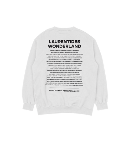Sweat-shirt Saint-Jérôme Wonderland, couleur gris, vue de dos