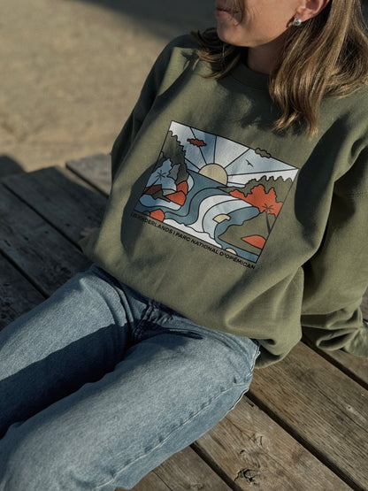 Sweat-shirt Témiscamingue Wonderland