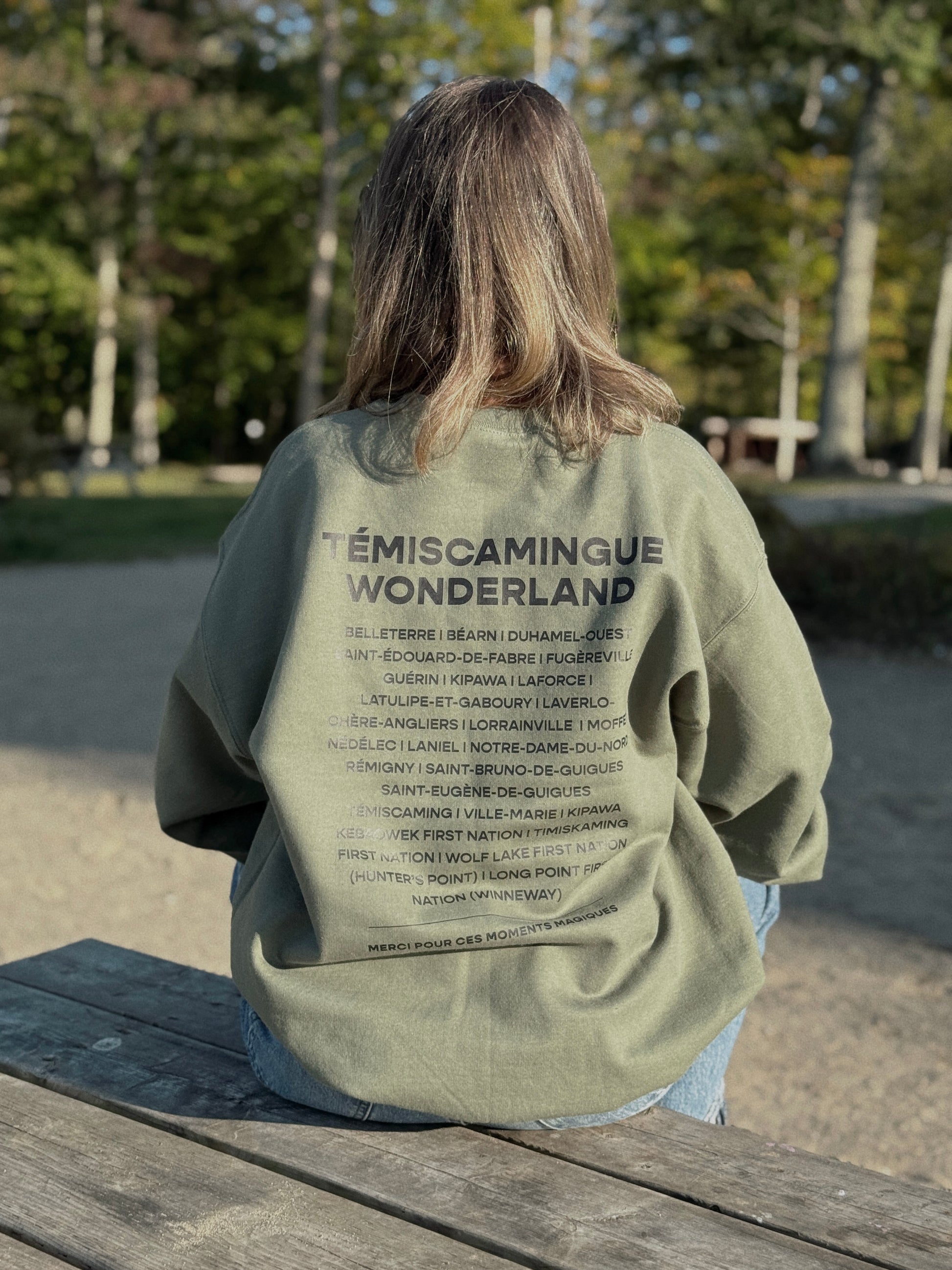 Sweat-shirt Témiscamingue Wonderland