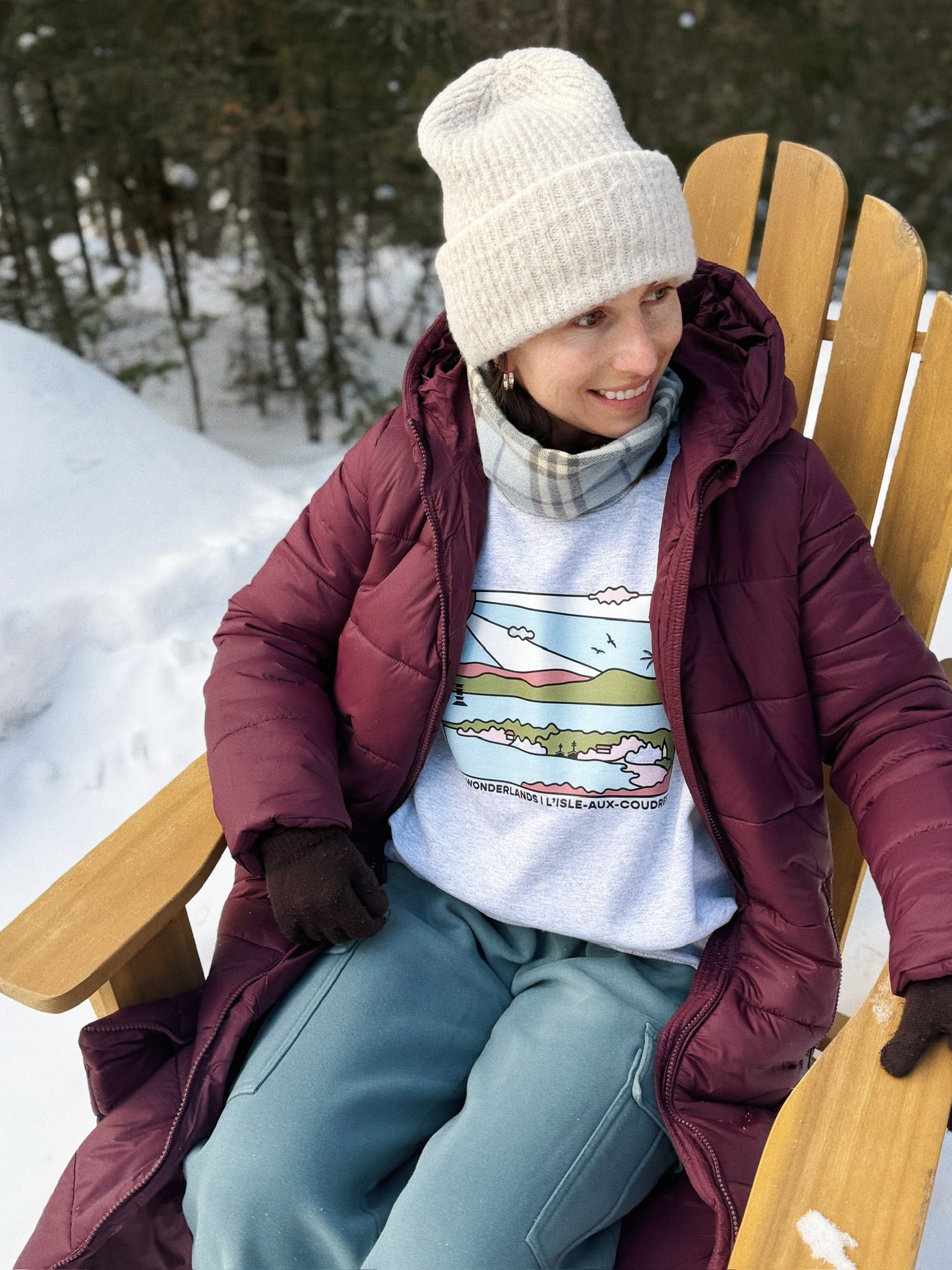 Sweat-shirt L'Isle-Aux-Coudres Wonderland