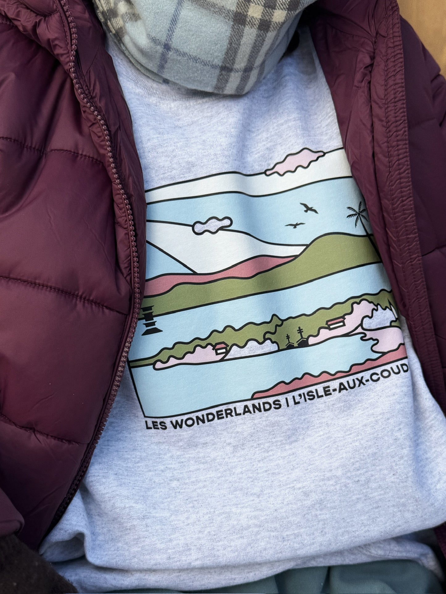 Sweat-shirt L'Isle-Aux-Coudres Wonderland