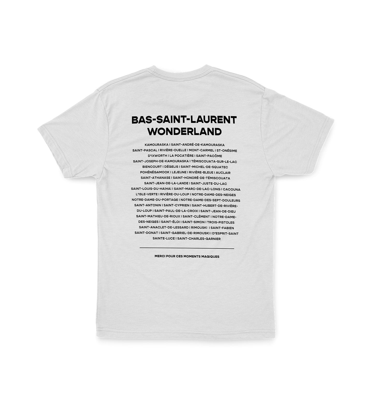 T-shirt à patch - région