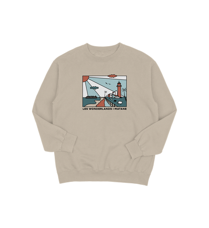Sweat-shirt Matane Wonderland, couleur sable, vue de face