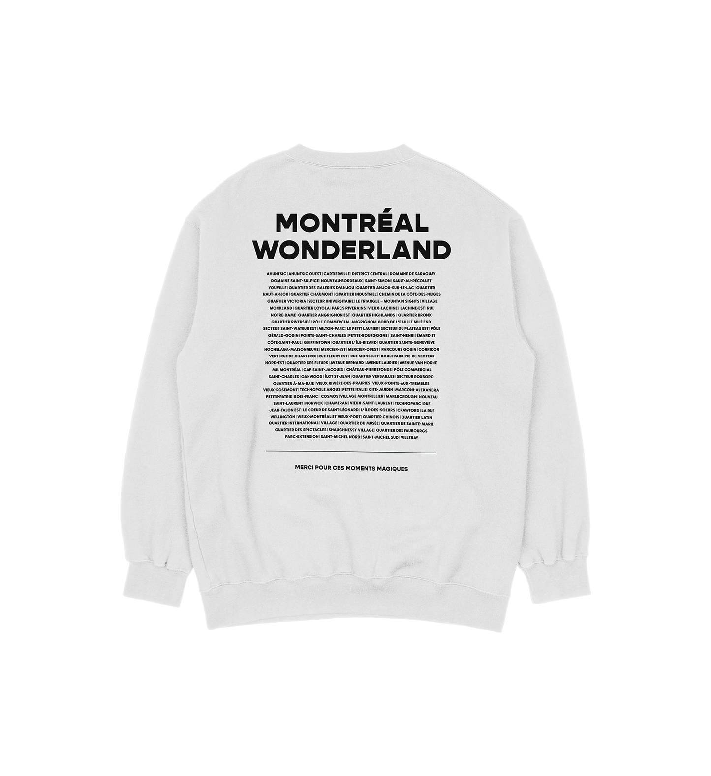 Crewneck à patch - région
