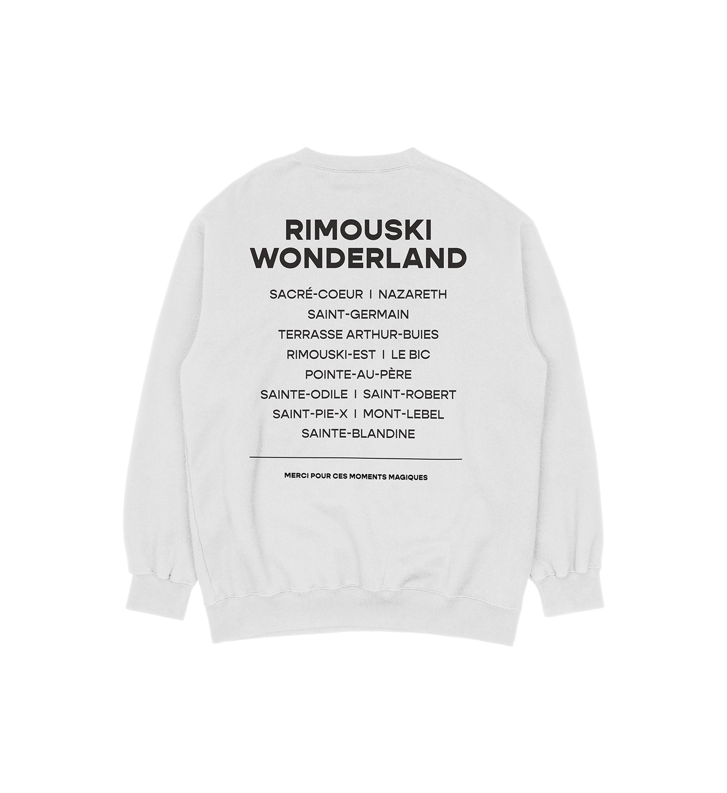 Crewneck à patch - région