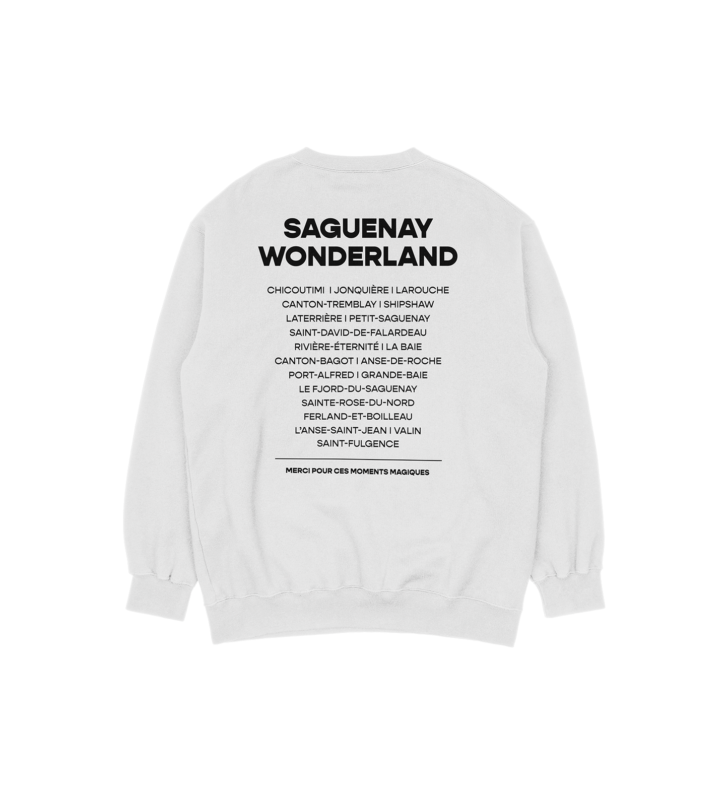 Crewneck à patch - région