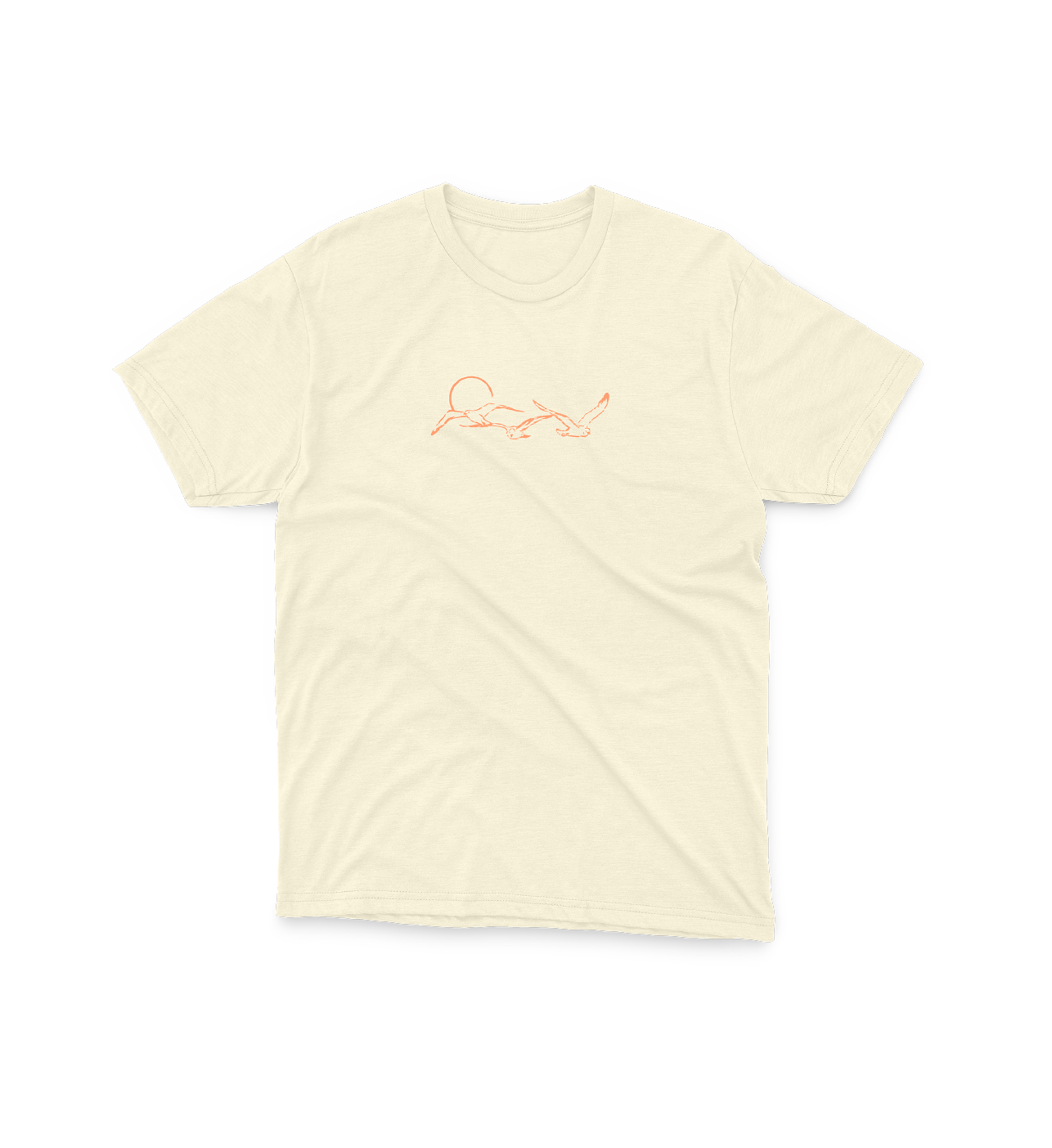 T-shirt Gaspésie, couleur ivoire