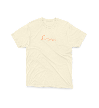 T-shirt Gaspésie, couleur ivoire