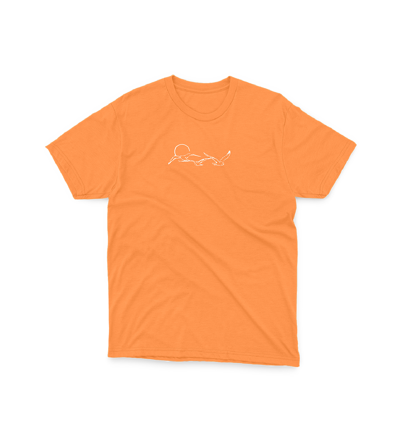T-shirt Gaspésie, couleur orange