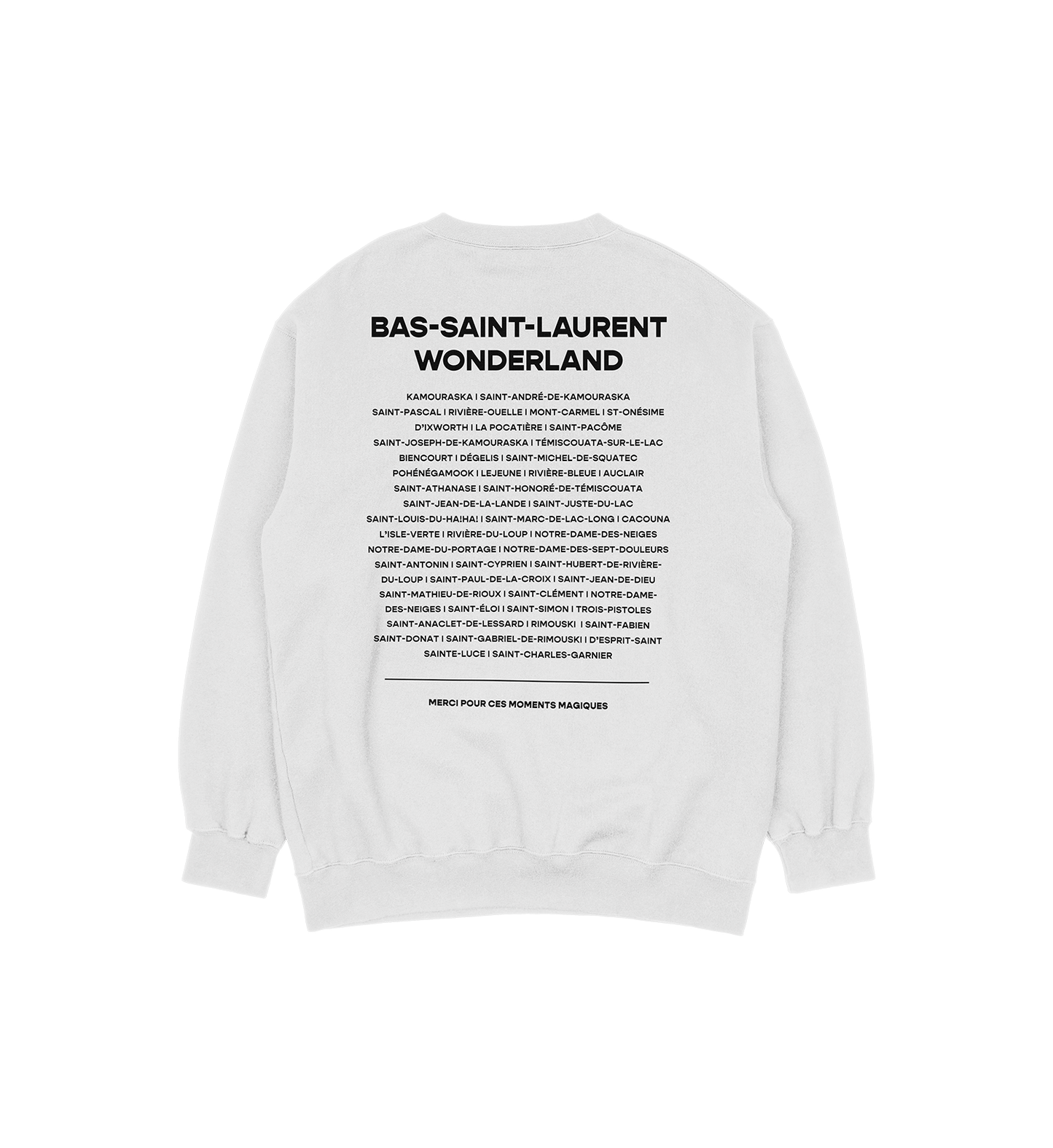 Crewneck à patch - région