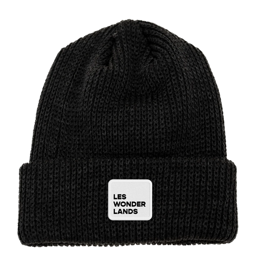 Tuque cozy | Noir chiné