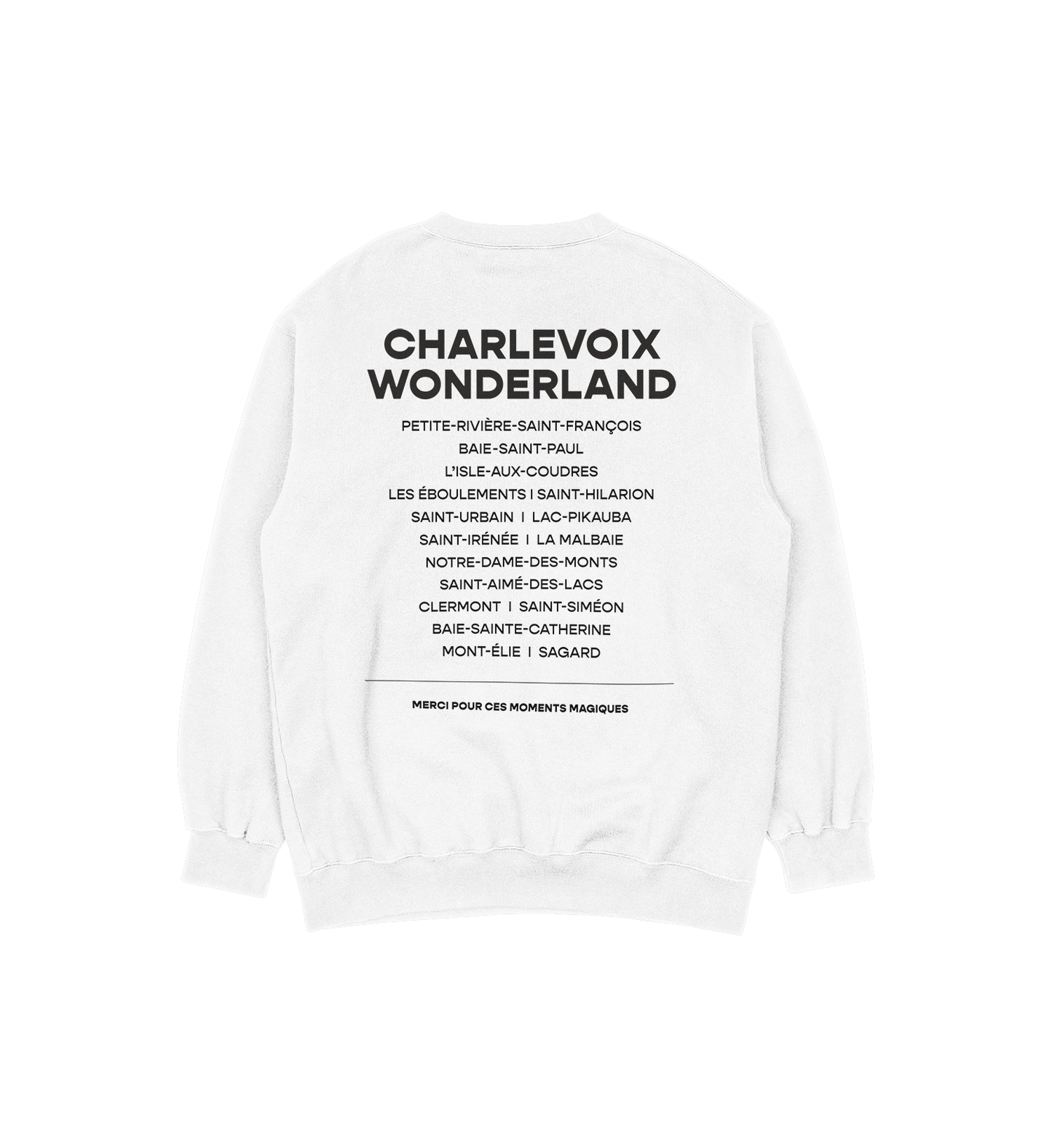 Crewneck à patch - région