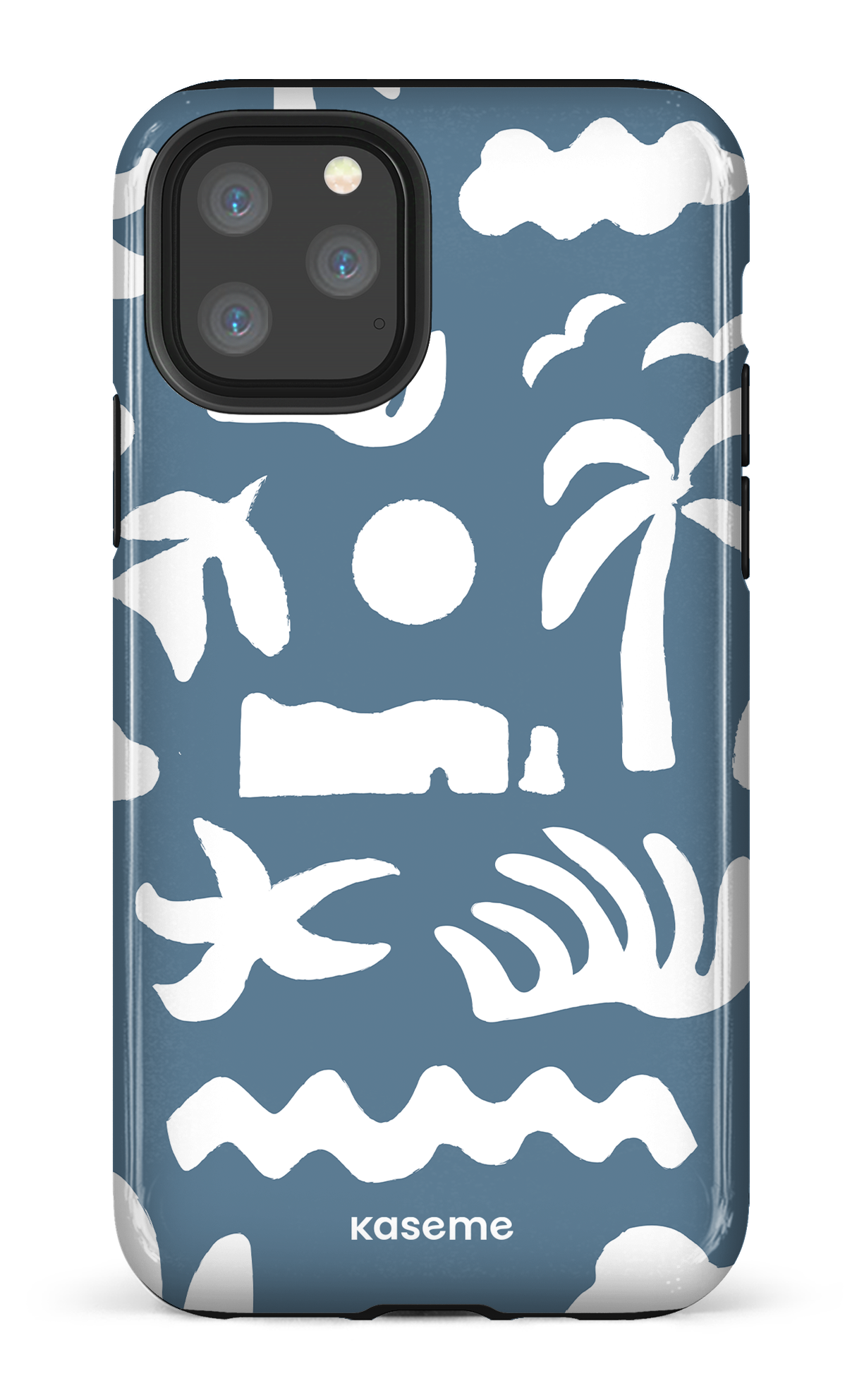 Coque iPhone 11 Pro, étui Tough, design KaseMotif Navy