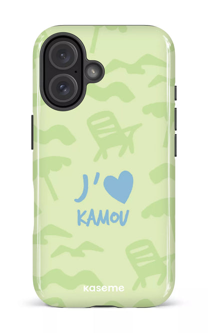 Coque iPhone 16, étui Impact, design J'aime Kamou