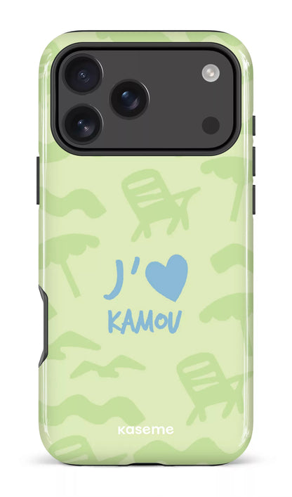 Coque iPhone 17 Pro, étui Impact, design J'aime Kamou