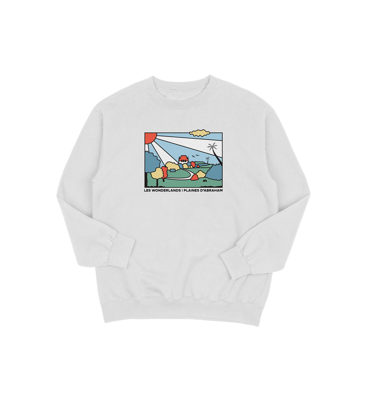 Sweat-shirt Les Plaines d'Abraham, couleur gris