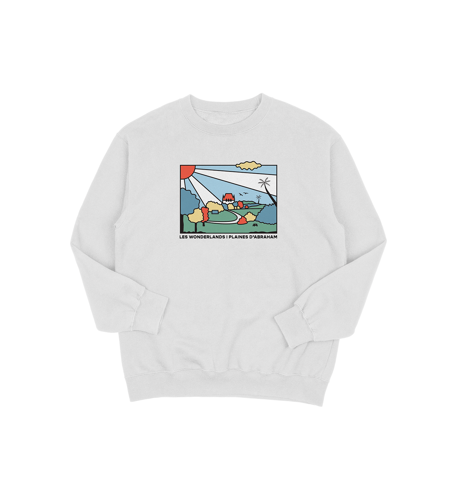 Sweat-shirt Les Plaines d'Abraham, couleur gris