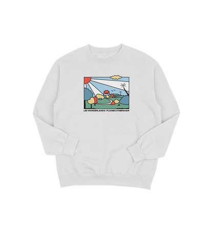 Sweat-shirt Les Plaines d'Abraham, couleur gris