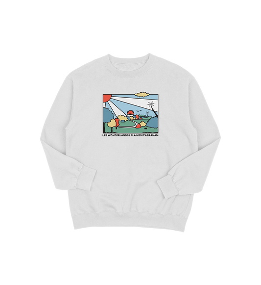 Sweat-shirt Les Plaines d'Abraham, couleur gris